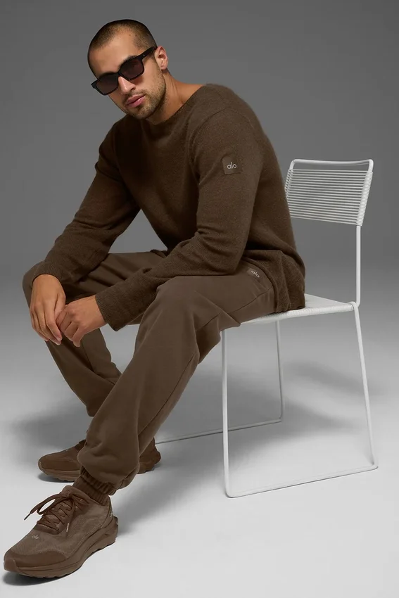 Maglia a maniche lunghe Cashmere Reform - Espresso
