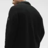 Maglia a maniche lunghe con bottoni in maglia Shift - Nero