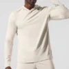 Maglia a maniche lunghe con cappuccio Conquer Reform - Bone
