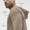 Maglia a maniche lunghe con cappuccio Conquer Reform - Gravel