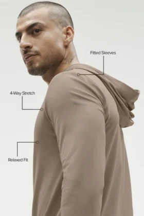 Maglia a maniche lunghe con cappuccio Conquer Reform – Gravel