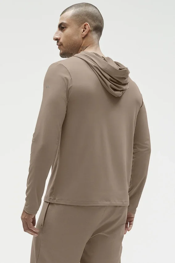 Maglia a maniche lunghe con cappuccio Conquer Reform - Gravel