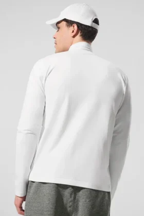 Maglia a maniche lunghe con collo alto Conquer Reform – Bianco