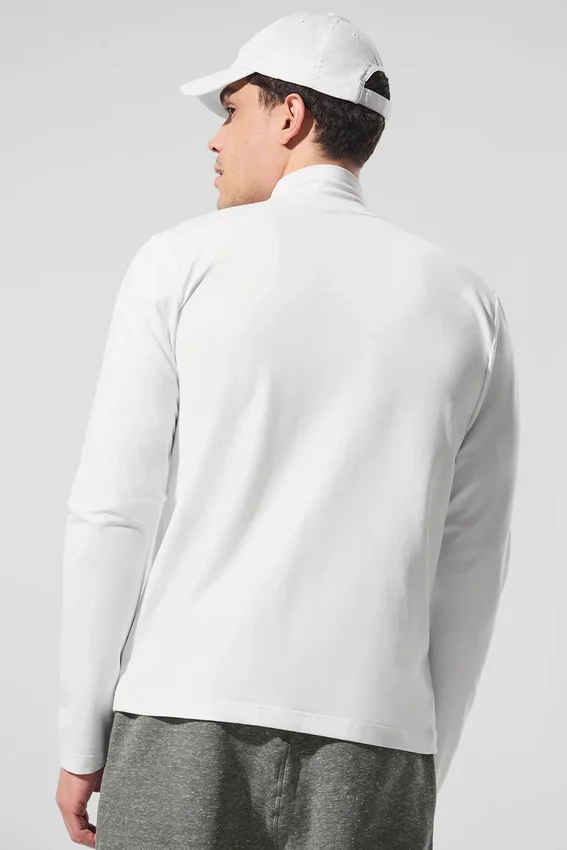 Maglia a maniche lunghe con collo alto Conquer Reform - Bianco