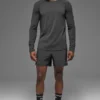 Maglia a maniche lunghe con collo rotondo Alo Vapor - Anthracite