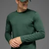 Maglia a maniche lunghe con collo rotondo Conquer Reform - Verde trifoglio
