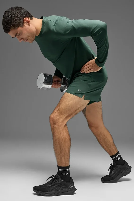 Maglia a maniche lunghe con collo rotondo Conquer Reform - Verde trifoglio