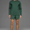 Maglia a maniche lunghe con collo rotondo Conquer Reform - Verde trifoglio