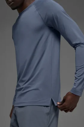Maglia a maniche lunghe con collo rotondo Idol – Bluestone