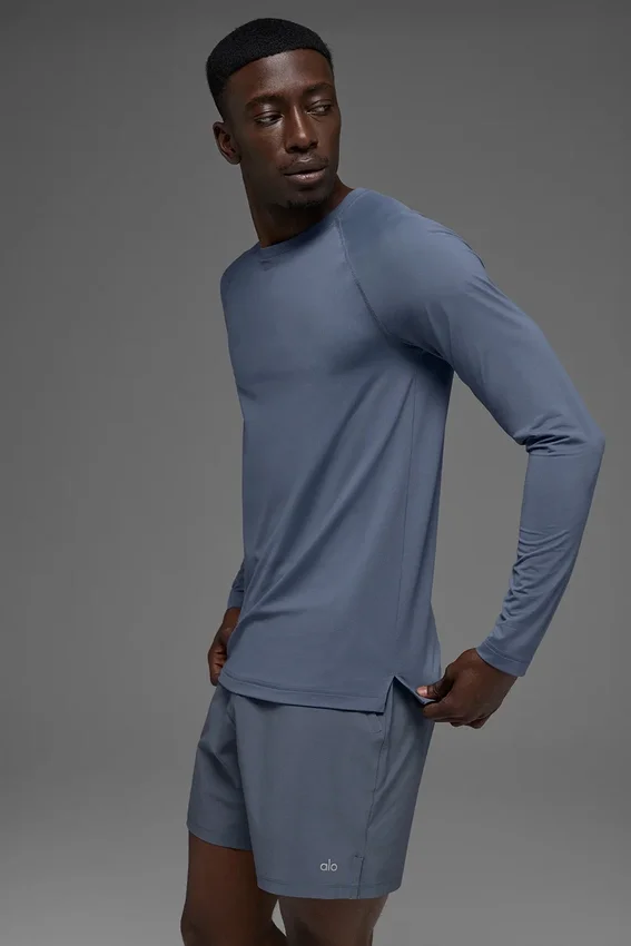 Maglia a maniche lunghe con collo rotondo Idol - Bluestone