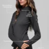 Maglia a maniche lunghe con zip a un quarto "Airlift Winter Warm" - Nero