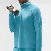 Maglia a maniche lunghe Conquer 1/4 Zip Reform - Blue Breeze