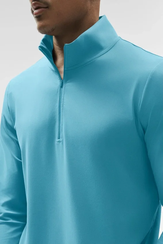 Maglia a maniche lunghe Conquer 1/4 Zip Reform - Blue Breeze