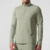 Maglia a maniche lunghe Conquer 1/4 Zip Reform - Limestone