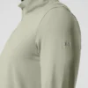 Maglia a maniche lunghe Conquer 1/4 Zip Reform - Limestone