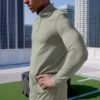 Maglia a maniche lunghe Conquer 1/4 Zip Reform - Limestone