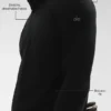 Maglia a maniche lunghe Conquer 1/4 Zip Reform - Nero