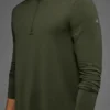 Maglia a maniche lunghe Conquer 1/4 Zip Reform - Verde oliva