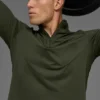 Maglia a maniche lunghe Conquer 1/4 Zip Reform - Verde oliva