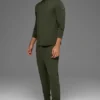 Maglia a maniche lunghe Conquer 1/4 Zip Reform - Verde oliva