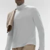 Maglia a maniche lunghe Conquer Reform con zip a 1/4 - Bianco