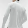 Maglia a maniche lunghe Conquer Reform con zip a 1/4 - Bianco