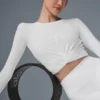 Maglia a maniche lunghe Cover - Bianca