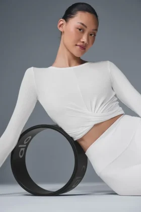 Maglia a maniche lunghe Cover - Bianca