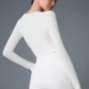 Maglia a maniche lunghe Cover - Bianca