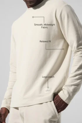 Maglia a maniche lunghe Double Take – Beige