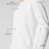 Maglia a maniche lunghe Double Take - Bianco