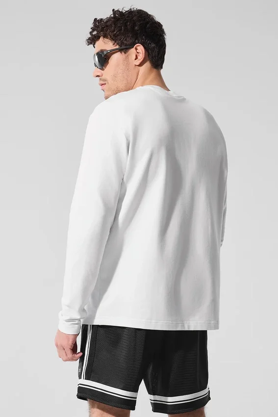 Maglia a maniche lunghe Double Take - Bianco