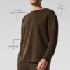 Maglia a maniche lunghe Double Take - Espresso