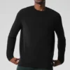 Maglia a maniche lunghe Double Take - Nero