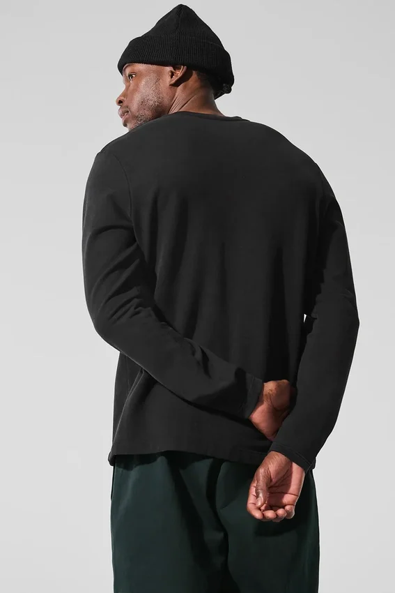 Maglia a maniche lunghe Double Take - Nero