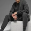 Maglia a maniche lunghe Waffle Lounge - Anthracite