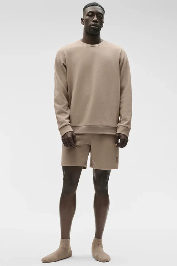 Maglia a maniche lunghe Waffle Lounge - Gravel