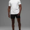 Maglia a pantaloncini con collo rotondo Alo Vapor - Bianco