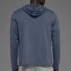 Maglia con maniche lunghe con cappuccio Conquer Reform - Bluestone
