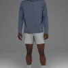 Maglia con maniche lunghe con cappuccio Conquer Reform - Bluestone