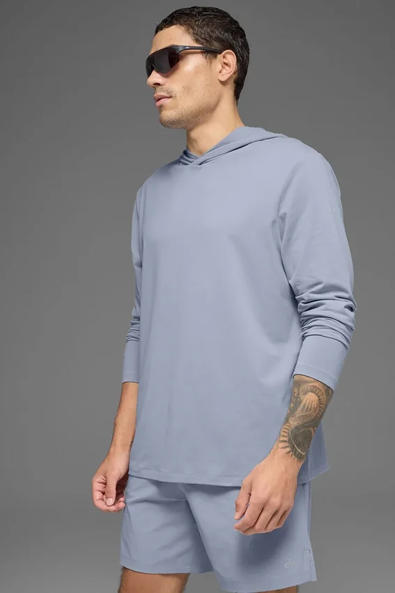 Maglia con maniche lunghe con cappuccio Conquer Reform - Brina invernale