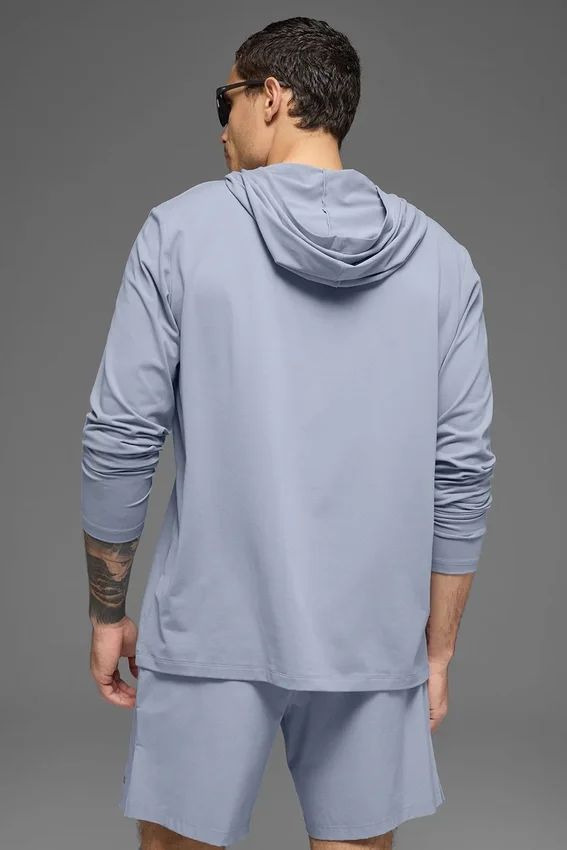 Maglia con maniche lunghe con cappuccio Conquer Reform - Brina invernale