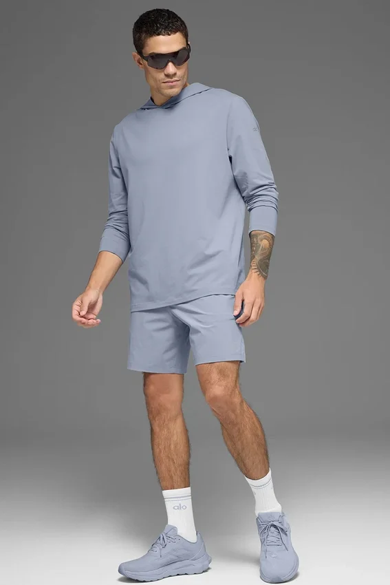 Maglia con maniche lunghe con cappuccio Conquer Reform - Brina invernale
