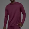 Maglia con maniche lunghe con cappuccio Conquer Reform - Burgundy