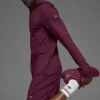 Maglia con maniche lunghe con cappuccio Conquer Reform - Burgundy
