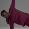 Maglia con maniche lunghe con cappuccio Conquer Reform - Burgundy