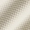Maglia con maniche lunghe e collo rotondo Elevate Waffle - Colore osso