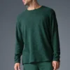 Maglia con maniche lunghe e collo rotondo Elevate Waffle - Winter Ivy