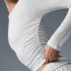 Maglia con maniche lunghe Gather - Bianco