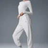 Maglia con maniche lunghe Gather - Bianco
